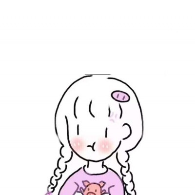 00后可爱简笔画猪猪女孩头像 想做先生的小小宇宙