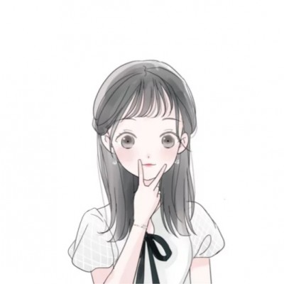 优质简笔画女生动漫头像 永远不说分手