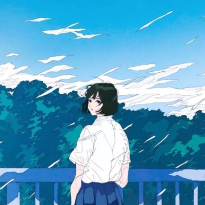 冷淡风气质女生手绘头像 周末好心情