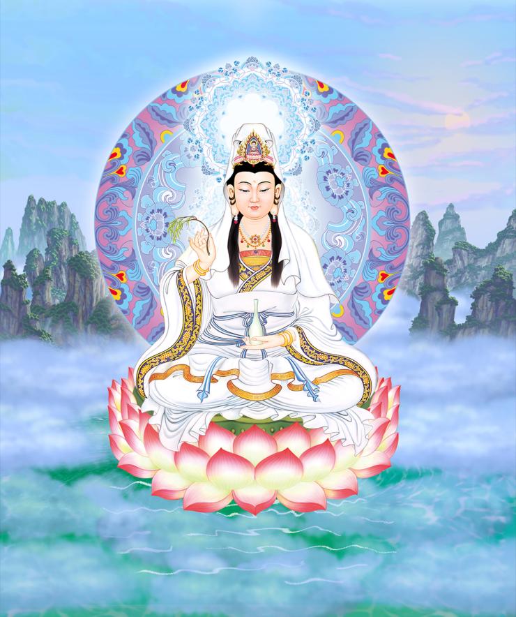 观音菩萨图片大慈大悲观世音菩萨精美圣像