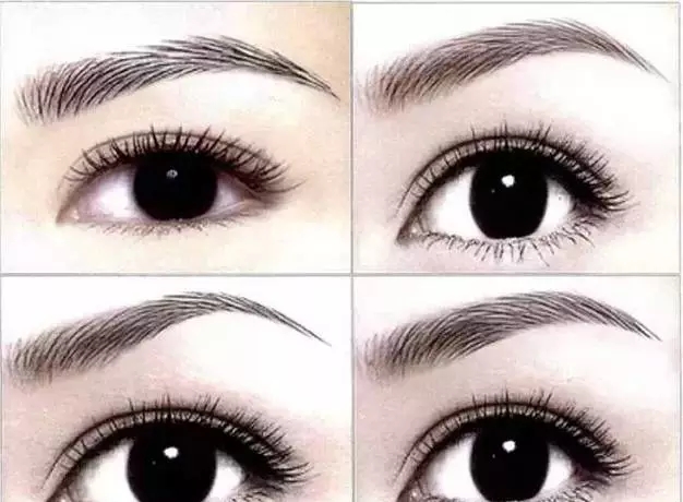 纹眉图片你有没有找到适合自己的眉形呢