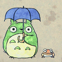 可爱龙猫动漫头像图片 宫崎骏动画电影图片头像
