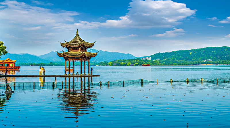杭州西湖图片 "西湖十景"美丽风景如画