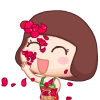 麦拉风qq表情包清新可爱的少女最爱动漫表情包