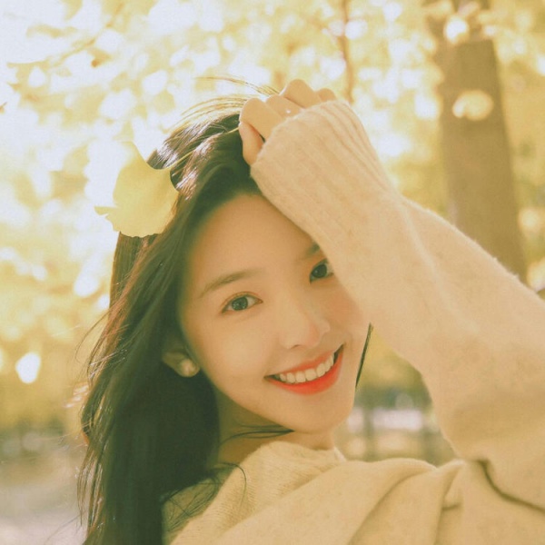 唯美小清新朦胧美的女生头像