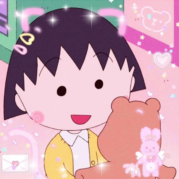 小丸子图片 可爱小女生喜欢的樱桃小丸子头像图片