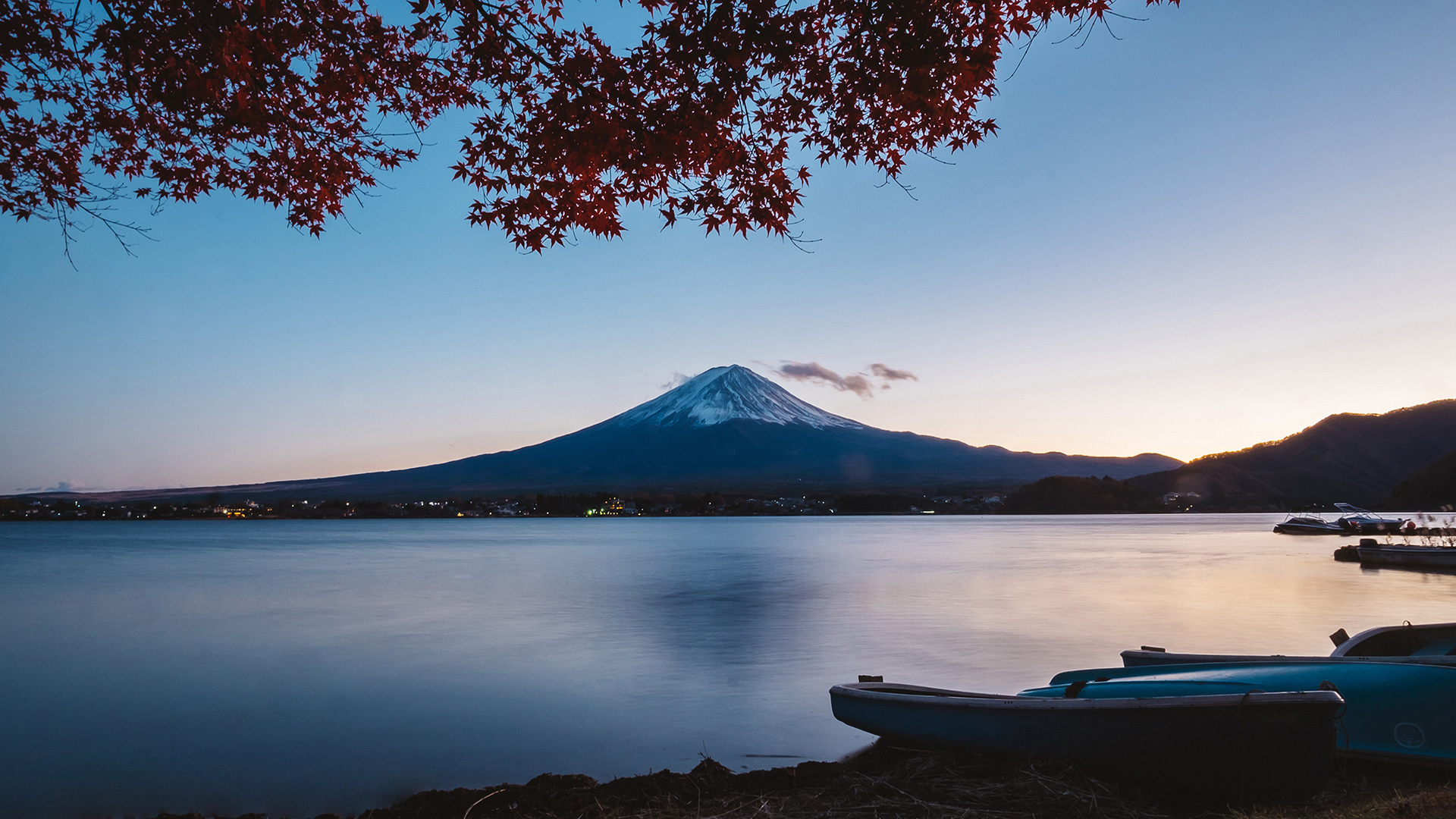 富士山唯美意境风景图片 谁能凭爱意要富士山私有