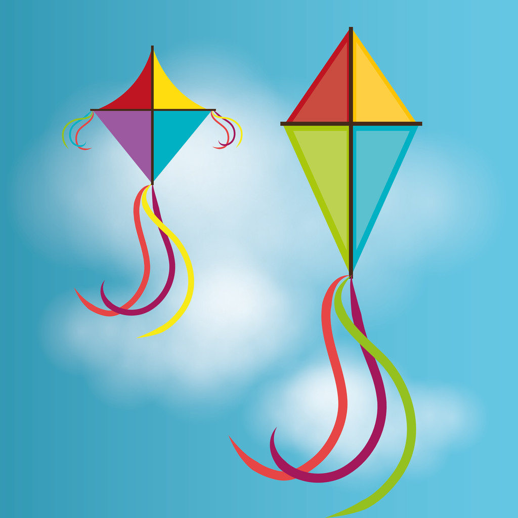 风筝图案设计 简单图片